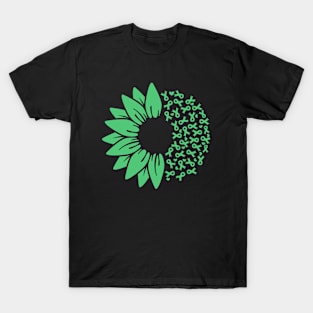 Sunflower Liver Cancer gift T-Shirt